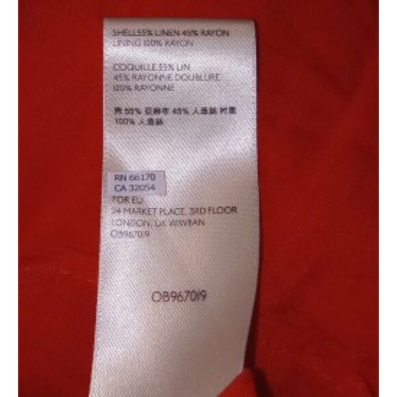 Free People Women's XSmall Linen Blend Mini Dress - Picture 7 of 8